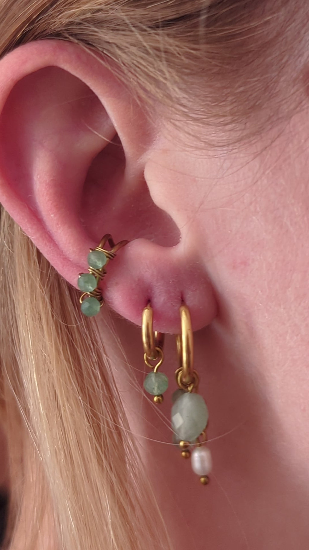 Earcuff Mila - Aventurine
