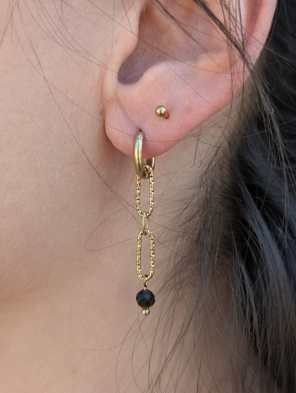 Boucles Léa Obsidienne