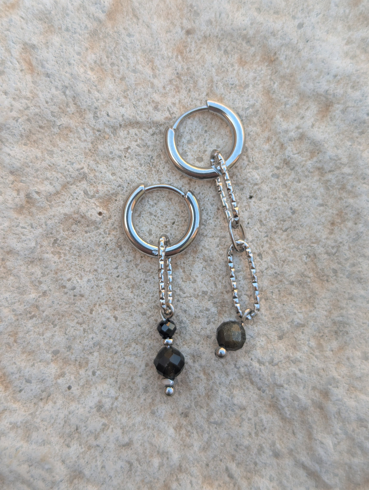 Boucles Léa Obsidienne