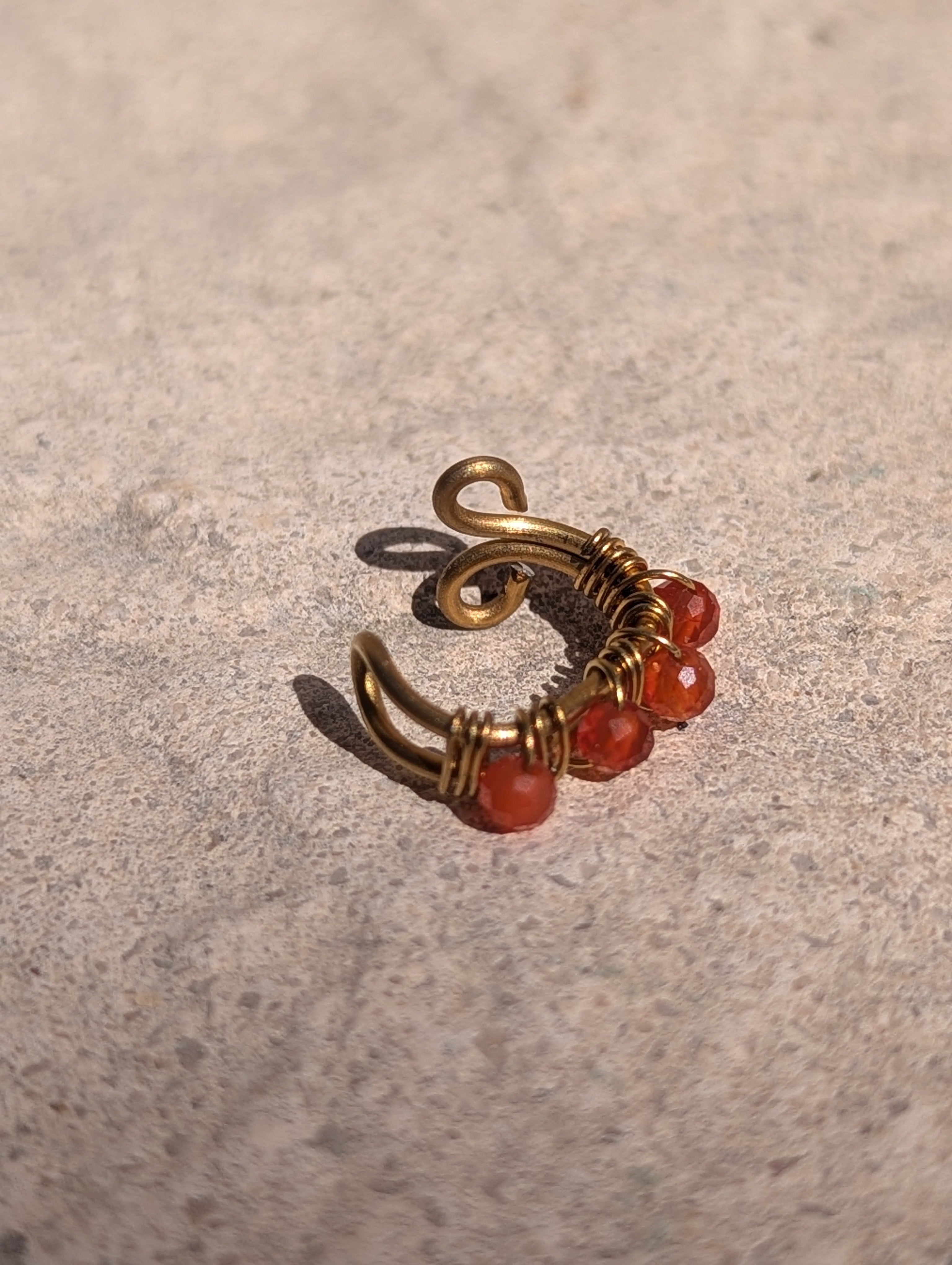 Earcuff Mila - Cornaline