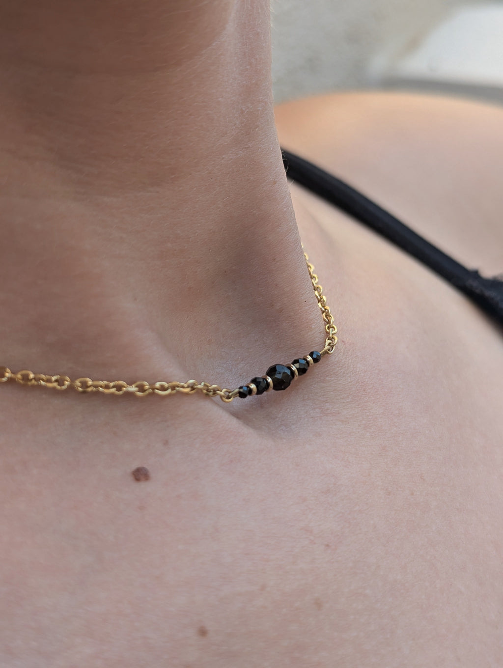 Collier Camille Obsidienne