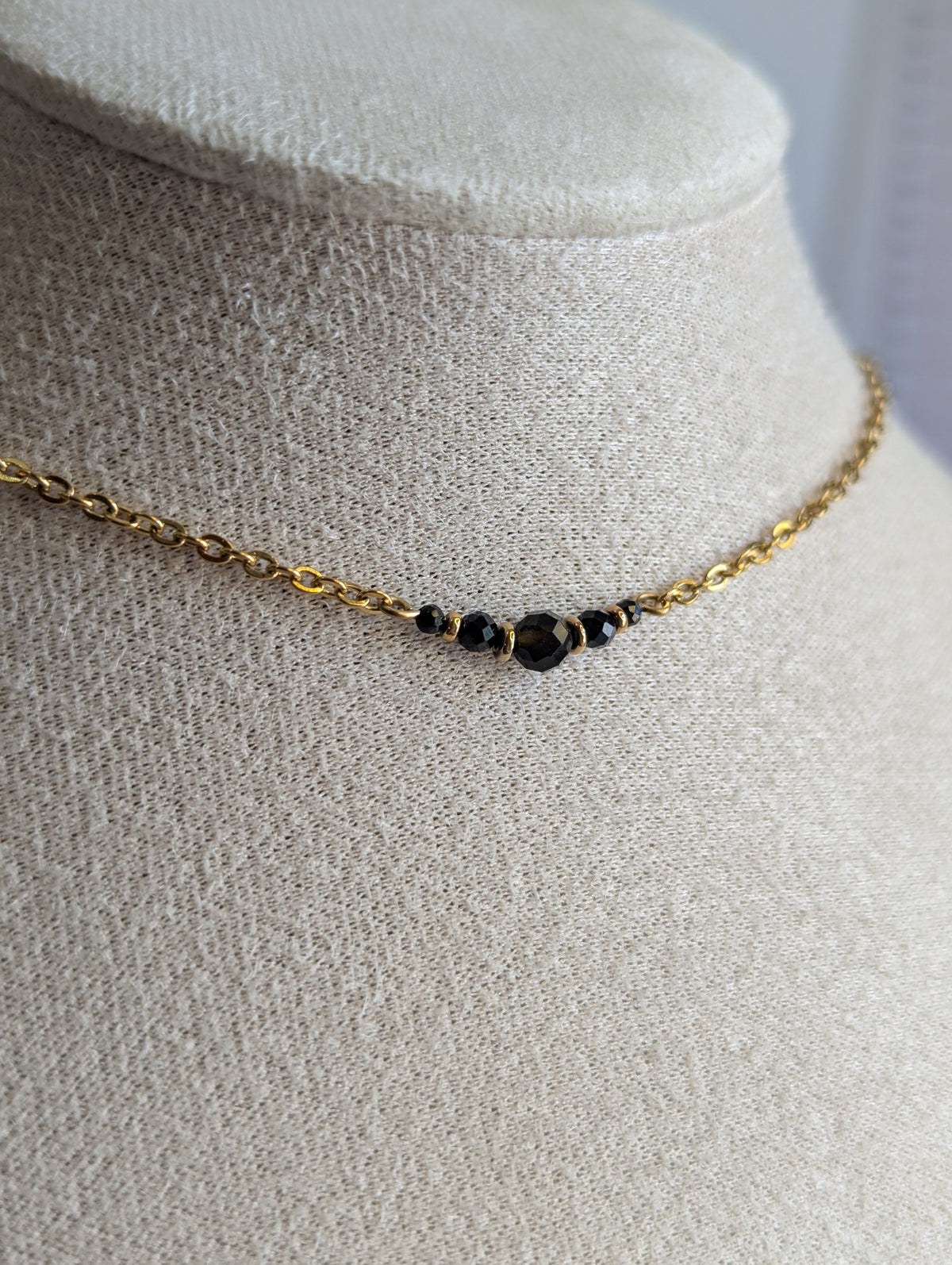 Collier Camille Obsidienne