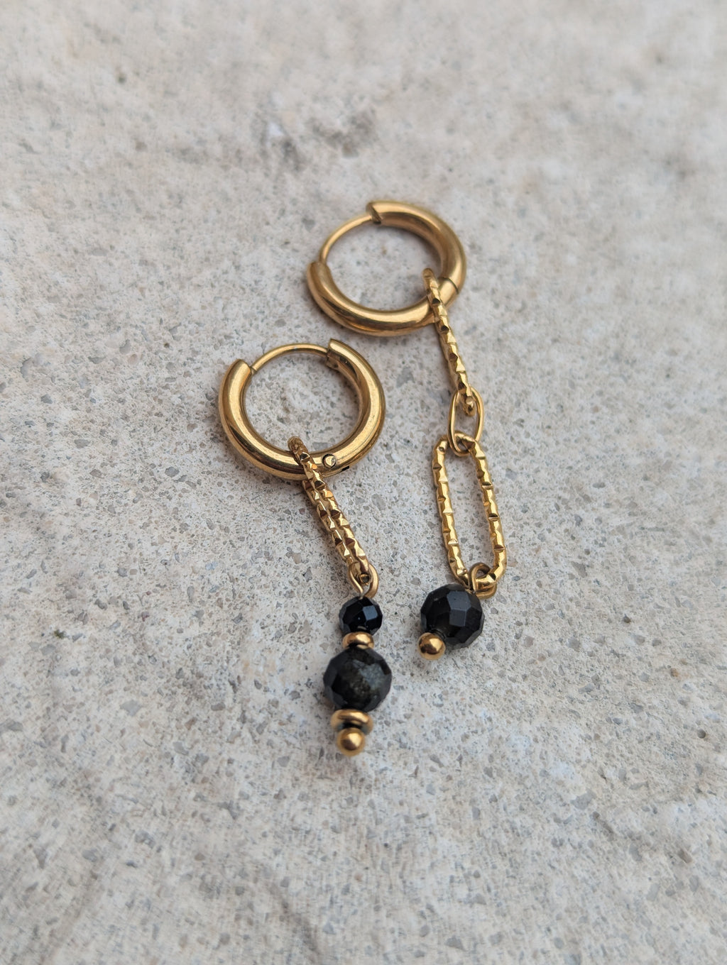 Boucles Léa Obsidienne