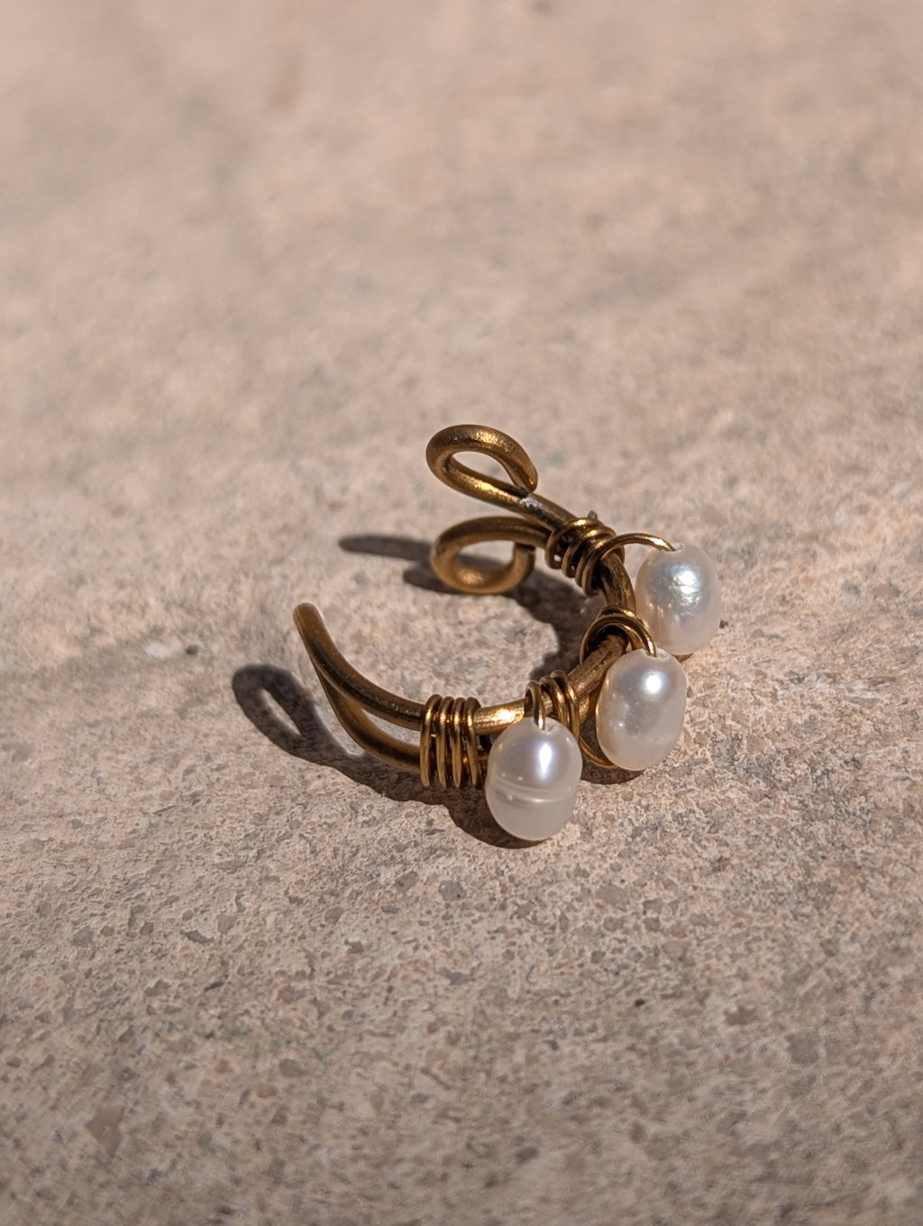 Earcuff Mila - Perles de culture