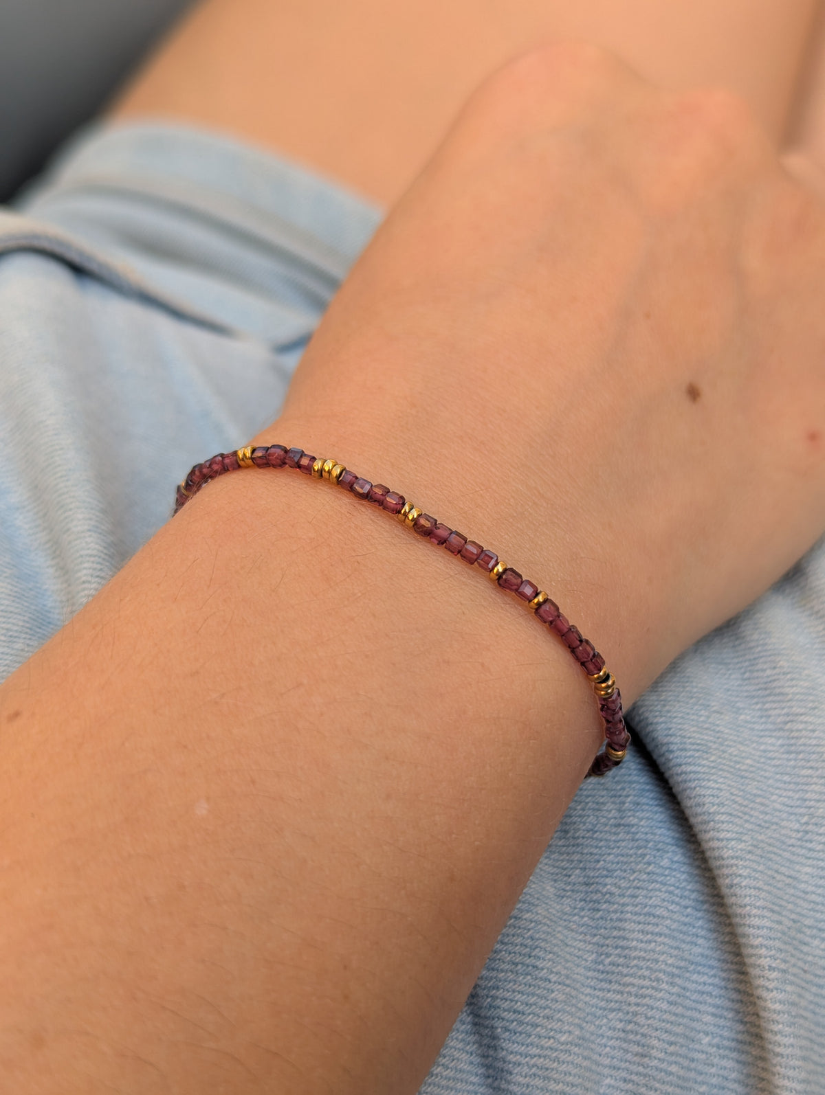 Bracelet Juliette Grenat