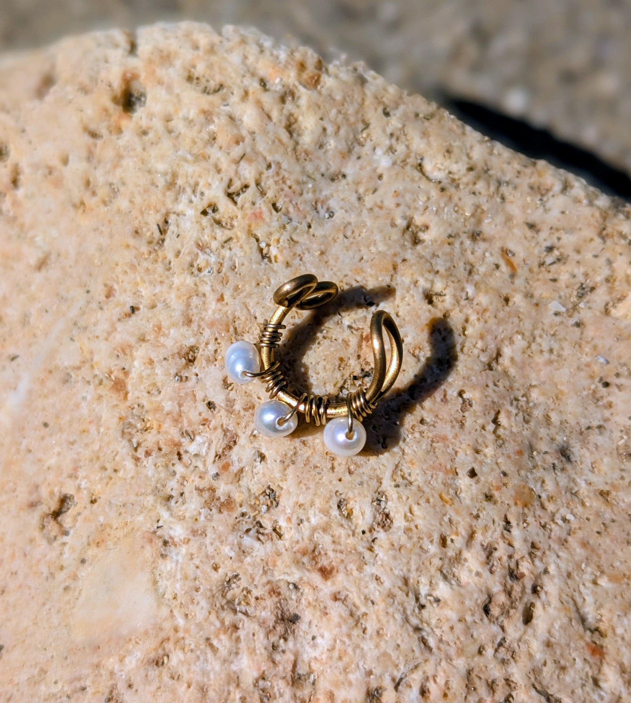 Earcuff Mila - Perles de culture